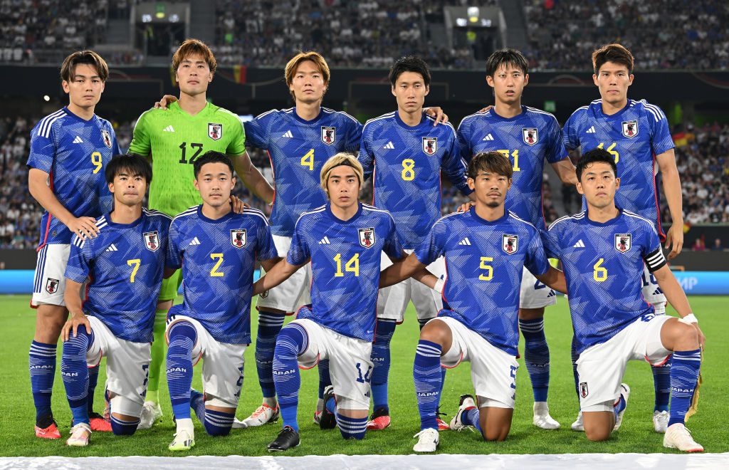 2025 일본 축구 국가 대표팀 단체 사진 – 월드컵 예선 대비 전력 구성