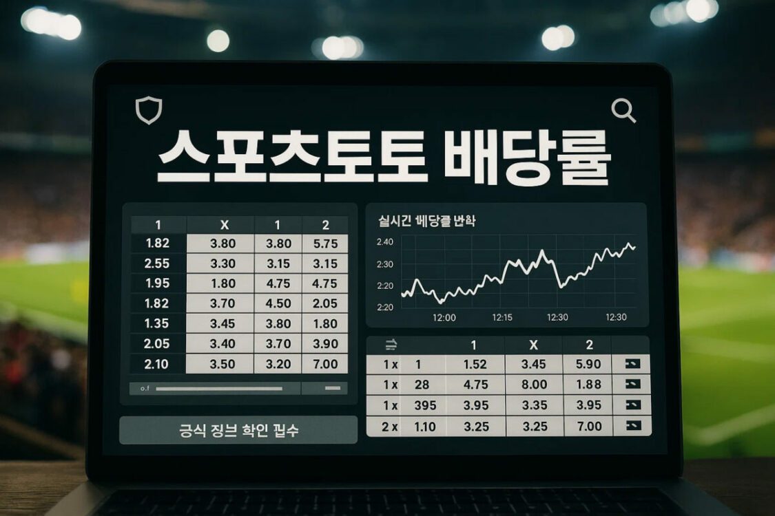 스포츠토토-배당률-가이드와 배팅의 전략을 안내 합니다.