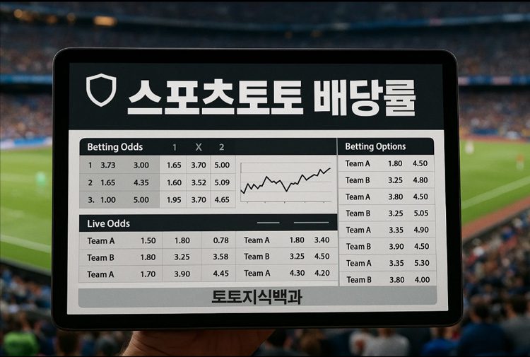 스포츠토토 배당률이란? 토토에 있어 가장 중요한게 바로 배당 입니다.