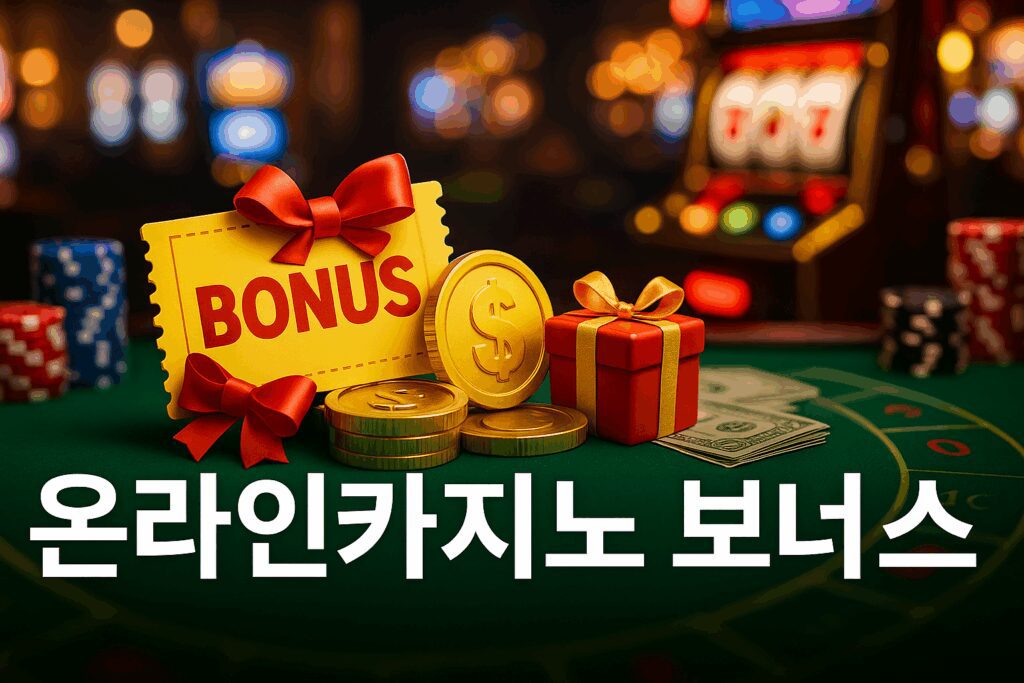 온라인카지노 보너스 이용전 가이드